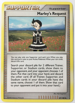 POKEMON MARLEY'S REQUEST 87/100 D&P STORMFRONT UNCOMMON NEAR MINT - Image 1