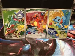 Pokemon TCG First Partner Illustration Collection Series 1 Kanto GEN 1 Set - Image 1