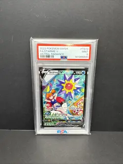 POKEMON 2022 ASTRAL RADIANCE STARMIE V FULL ART TG13 PSA 9 - Image 1