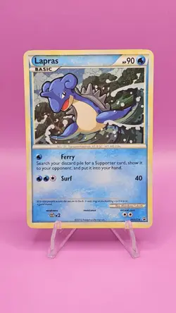 Pokemon TCG Lapras Black Star Promo HGSS14 Holo Rare - Image 1