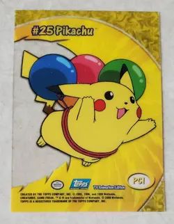 2000 TOPPS POKEMON TV ANIMATION SERIES 2 & 3 CLEAR COMPLETE SET BLUE LOGO - Image 3