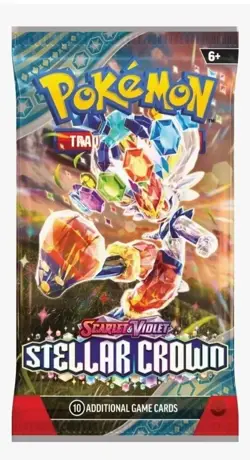 Pokemon * Stellar Crown * SV07 Booster Pack New Sealed English - Image 1
