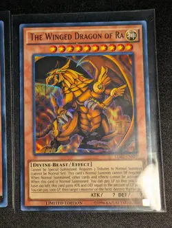 Yugioh - Egyptian God Cards Slifer, Obelisk & Ra LDK2 Limited Ultra Rare NM - Image 4
