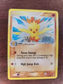 Combusken Reverse Holo Ex Crystal Guardians Pokemon Card WOTC NM - Image 1