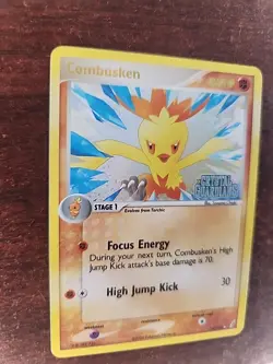 Combusken Reverse Holo Ex Crystal Guardians Pokemon Card WOTC NM - Image 2
