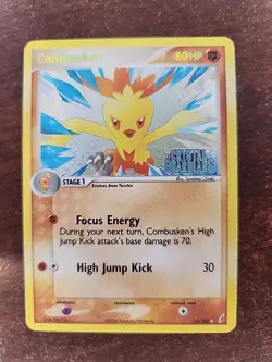 Combusken Reverse Holo Ex Crystal Guardians Pokemon Card WOTC NM - Image 3