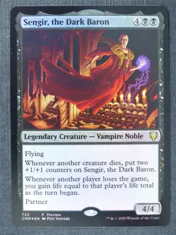 Sengir the Dark Baron Foil Promo - Mtg Magic Cards #CR - Image 1