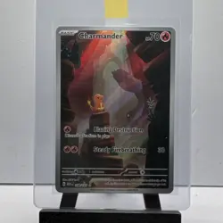 Pokemon Charmander Full Art Illustration Rare Holo 168/165 Scarlet & Violet 151… - Image 1