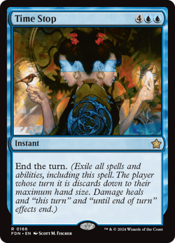 Time Stop [Foundations] Magic MTG - Image 1