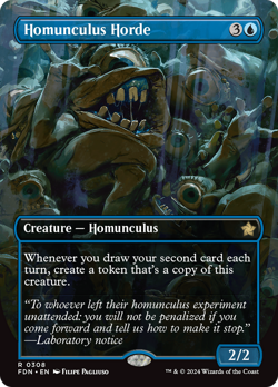 Homunculus Horde (Borderless) [Foundations] Magic MTG - Image 1