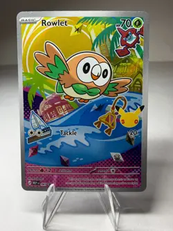 Rowlet 043 Me: Mega Evolution Promo Holo Pokemon - Image 1