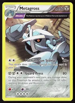 Metagross 50/98 Rare Ancient Origins Pokemon Near Mint - Image 1