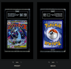 Pokemon 2025 Mega Charizard X EX Phantasmal Flames UPC Black Star Promo TAG 10 - Image 1