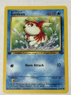 Pokemon 1st edition jungle 1999 Goldeen 53/64 Never Played - Image 1