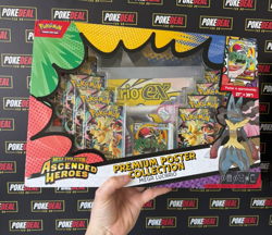 Pokemon Ascended Heroes Premium Poster Collection Mega Lucario - See Description - Image 1