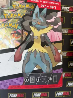 Pokemon Ascended Heroes Premium Poster Collection Mega Lucario - See Description - Image 3