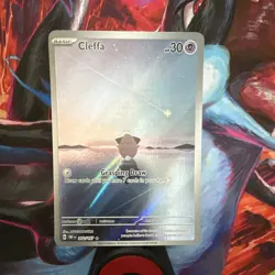 Pokemon Illustration Rare Full Art Holo Cleffa SV03 Obsidian Flames 202/197 30 … - Image 1