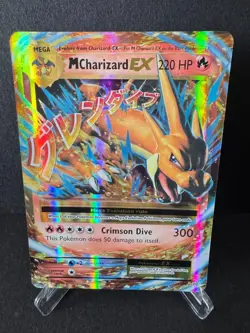 Mega Charizard EX, XY Evolution, #13/108, Ultra Rare Pokemon Card, NM - Image 1