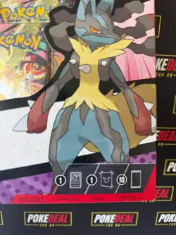 Pokemon Ascended Heroes Premium Poster Collection Mega Lucario - New & Sealed - Image 3