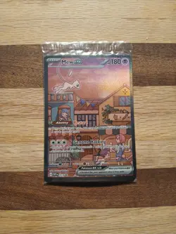 Mew ex SVP 053 SEALED Pokemon TCG Scarlet Violet 151 Black Star Promo Full Art - Image 1