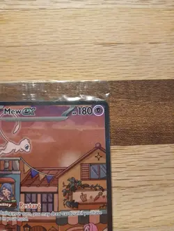 Mew ex SVP 053 SEALED Pokemon TCG Scarlet Violet 151 Black Star Promo Full Art - Image 2