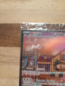 Mew ex SVP 053 SEALED Pokemon TCG Scarlet Violet 151 Black Star Promo Full Art - Image 3
