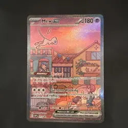 Mew ex SVP 053 Pokemon TCG Scarlet Violet 151 Black Star Promo Full Art - Image 1