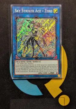 DUAD-EN049 Sky Striker Ace - Zero Secret Rare 1st Edition YuGiOh - Image 1