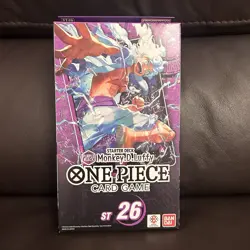 Purple Black Monkey D. Luffy ST-26 Starter Deck - One Piece Card Game - EN - Image 1