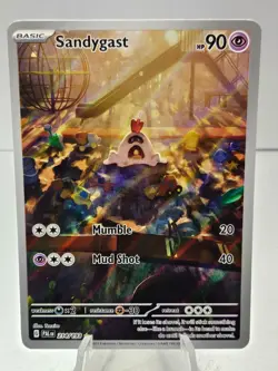 Pokemon Sandygast 214/193 Paldea Evolved Scarlet & Violet Illustration Rare - Image 1