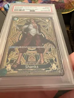 One Piece ST16-004 Shanks(SP) A Fist of Devine Speed Special Alt Art PSA 10 - Image 3