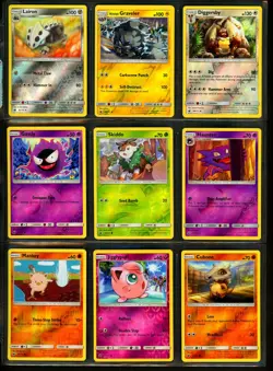 2017 Pokemon CRIMSON INVASION Set REVERSE HOLO Cards Sun & Moon Lot Rare NM MINT - Image 3