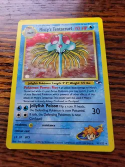 Misty's Tentacruel 10/132 - PL - Gym Heroes - Pokemon Card, Holo Rare - Image 1