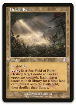 Field of Ruin #407 (NM) Time Spiral Remastered TSR Magic MTG - Image 1