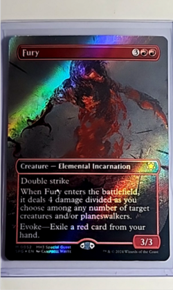 2024 MTG Magic The Gathering SPG Special Guests Textured Foil #52 Fury - Image 1