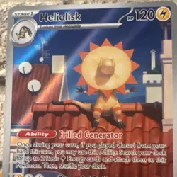 Pokemon TCG Heliolisk Stage 1 Holo 120 HP Ability Powerful Bolt ASC 229/217 - Image 2