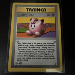 ✨Clefairy Doll 070/102 1st Edition Base Set (Shadowless) Unplayed NM Pokemon TCG - Image 1