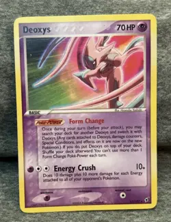 2005 Pokemon EX Deoxys #17/107 Vintage - Image 1