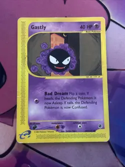 Pokemon TCG Gastly Expedition 109/165 Regular Common HP - Image 1