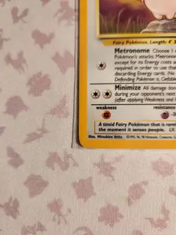 Clefable 5/130 Holo Swirl Base Set 2 Pokemon TCG - Image 4