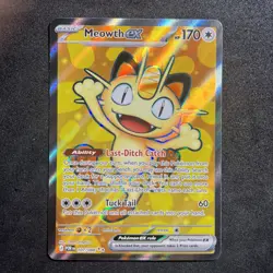 MEOWTH 107/088 Ultra Rare Full Art 2026 Pokemon Perfect Order NM/M+ - Image 1