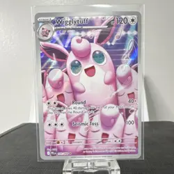 Pokemon Wigglytuff 105/094 Me02 Phantasmal Flames Illustration Rare Holo English - Image 2