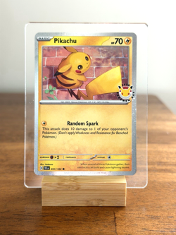 Pokemon Pikachu (Pokemon Day 2026) 051/162 Holo Stamped Promo - Image 1