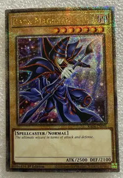 Yugioh Dark Magician Quarter Century Secret Rare (New Art) RA04-EN001 Near Mint - Image 1