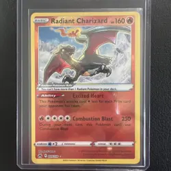 Radiant Charizard 020/159 Crown Zenith NM Holofoil Rare Pokemon Card - Image 1
