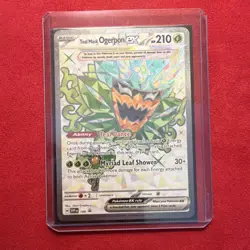 Teal Mask Ogerpon ex SVP 166 Scarlet & Violet Promo Full Art Holo Pokemon Card - Image 1