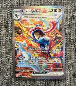 Pokemon Twilight Masquerade GRENINJA EX 214/167 Special Illus. Rare Card MINT-NM - Image 1