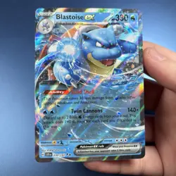 2024 Pokemon SCR EN Stellar Crown #030 Blastoise EX Card MT - Image 3
