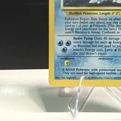 Pokemon Blastoise Base Set Holo Rare 100 HP Card 2/102 Wizards of the Coast 1999 - Image 4