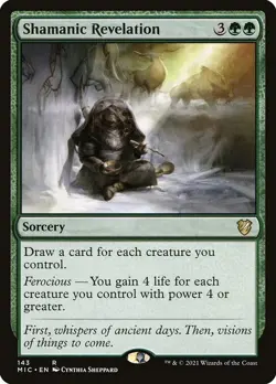 [MTG] Shamanic Revelation (143) (MIC) LP-HP - Image 1